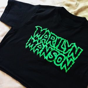 Marilyn Manson crop top
